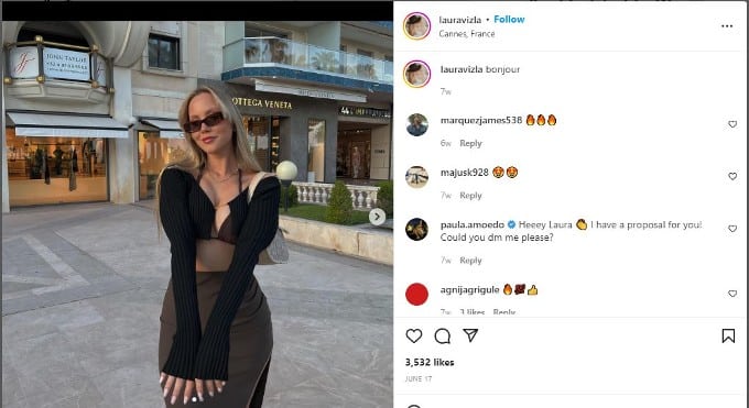 Wizards' Kristaps Porzingis and girlfriend Laura Vizla share Paris photos