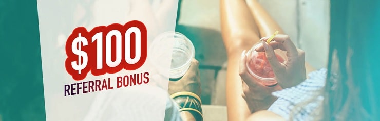 Cafe Casino $100 Referral Bonus
