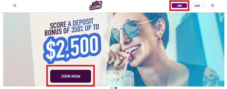 Cafe Casino Join Now