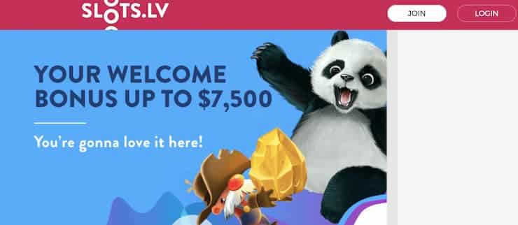 Slots.lv bitcoin bonus