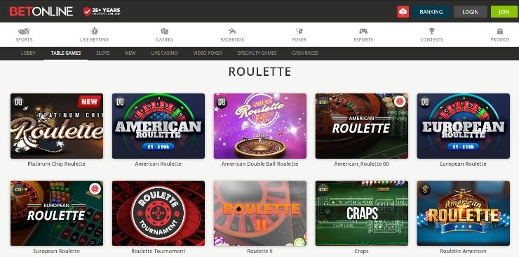 Bitcoin Roulette - BetOnline