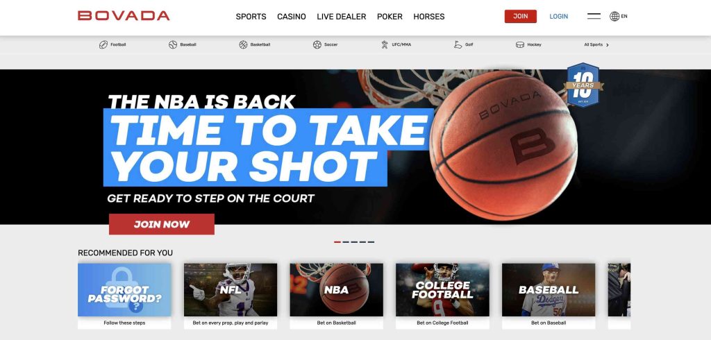 Bovada sportsbook
