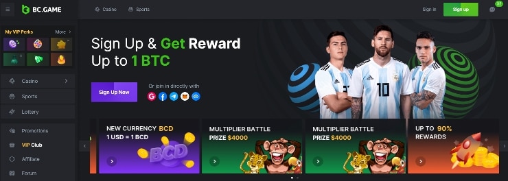 DOTA 2 Betting Sites - BC Game