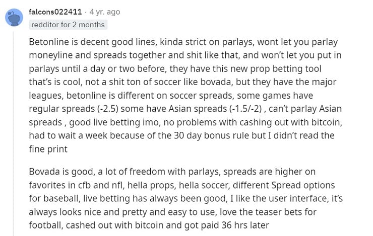 Reddit Sportsbook Reviews