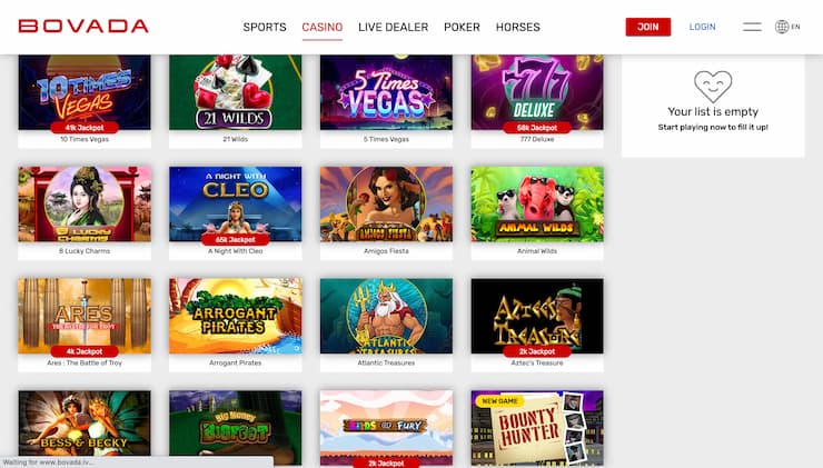 Bovada Casino Reddit Slots
