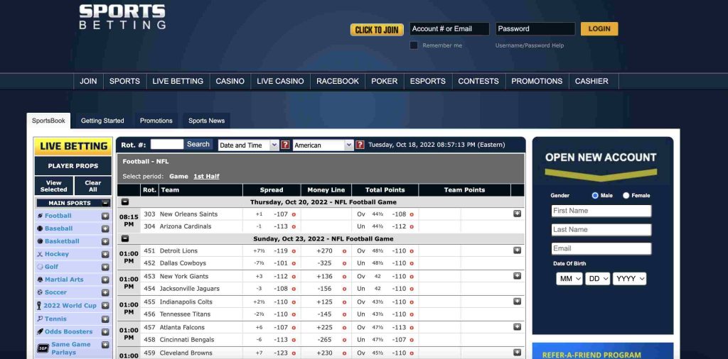 Sportsbetting.ag sportsbook