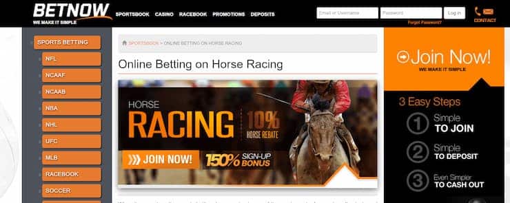 BetNow - on of the best horse betting sites