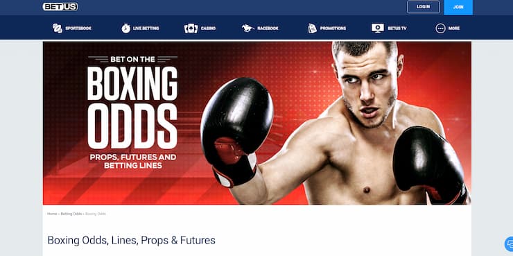 BetUS - Super Boxing Betting Site for Futures
