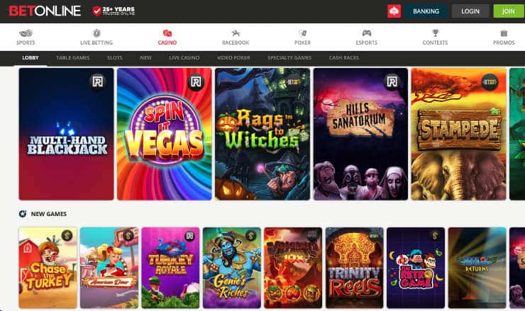 BetOnline Games