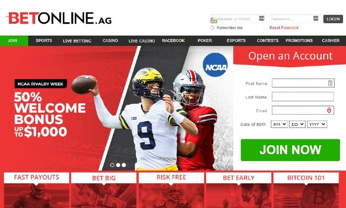 BetOnline lobby