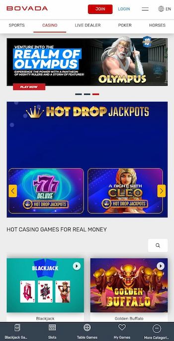bovada - hd jackpots