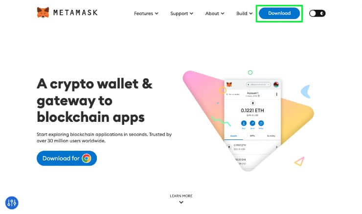 Create a Wallet Step 1