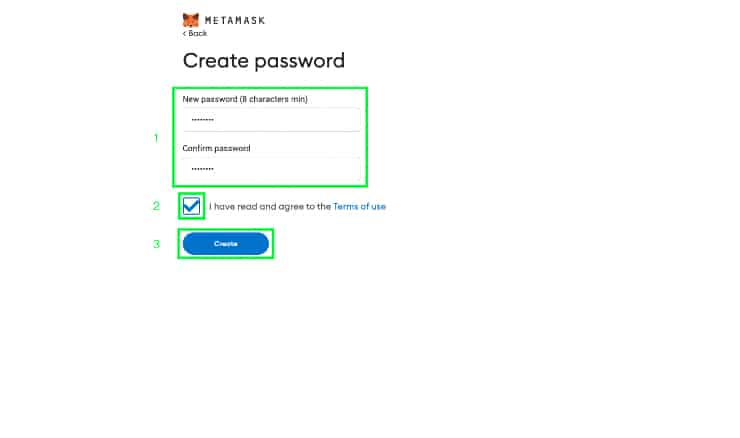 Create a Wallet Step 4