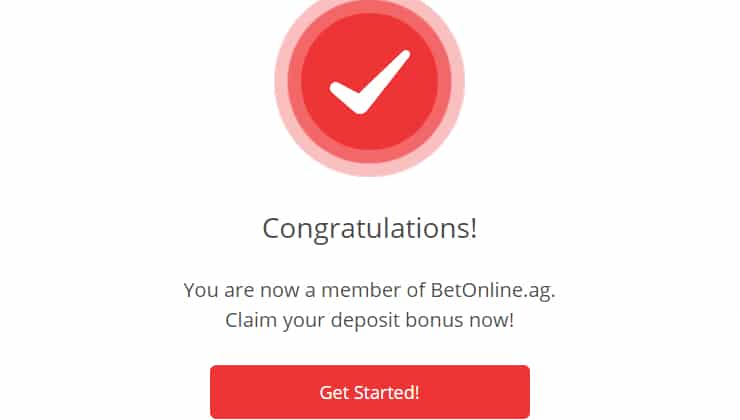 Get started at BetOnline