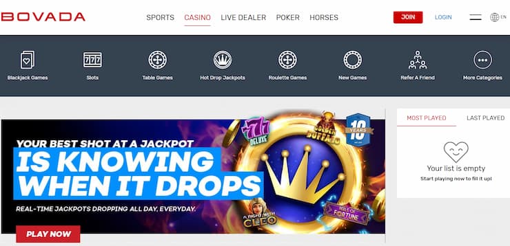 Monero Casino - Bovada Casino