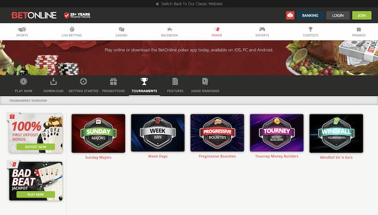 BetOnline Tether Casino