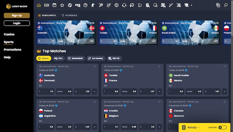 Lucky Block Sportsbook 