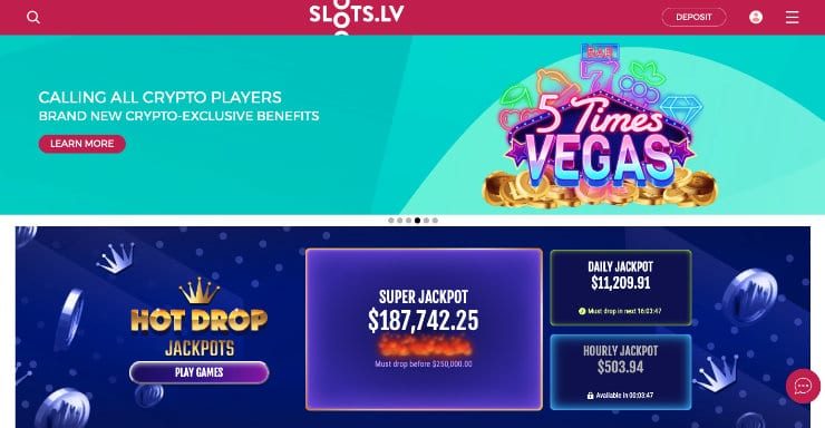 Slots.lv Hot Drop Jackpots USA