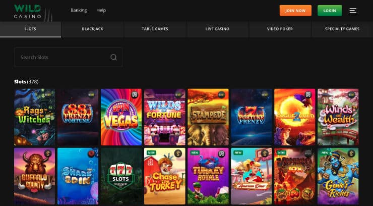 Wild Casino Slots