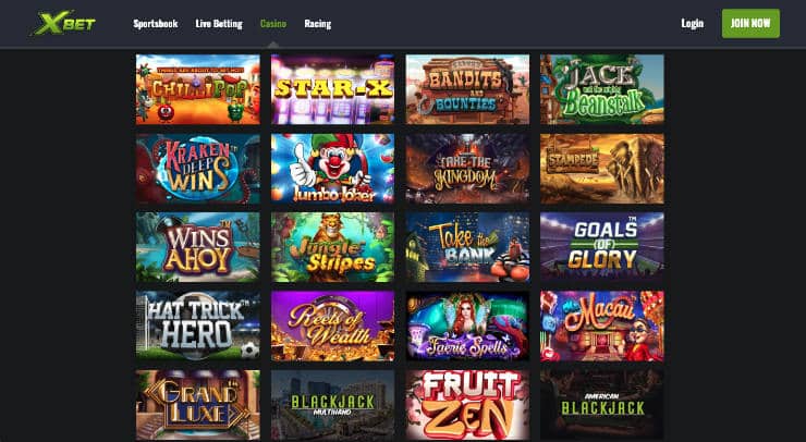 XBet Slots Online