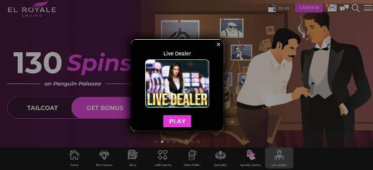 El Royale live casino