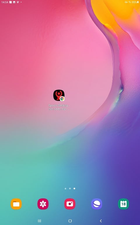 Everygame Step 4: Ensure the icon is visible