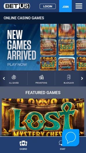 BetUS - Best Bitcoin Mobile Casino App