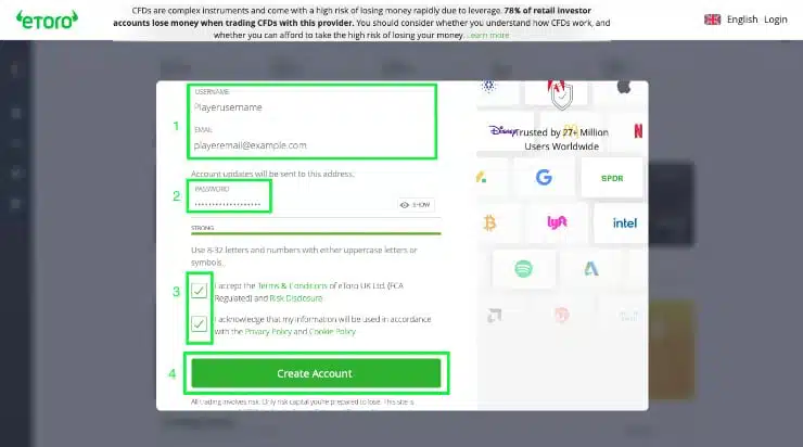 Casino Deposit With BTC Step 1