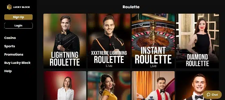 Lucky Block Roulette
