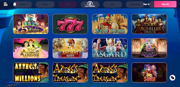 Las Atlantis Homepage