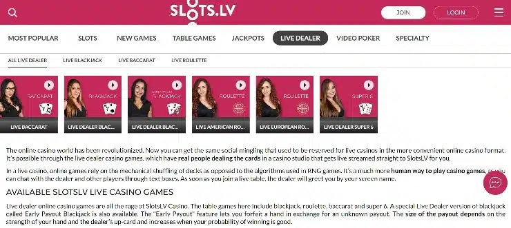 Slotslv Roulette