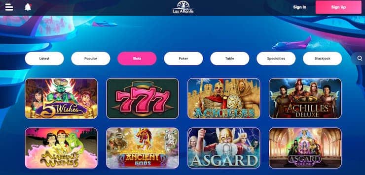las atlantis - best btc casinos