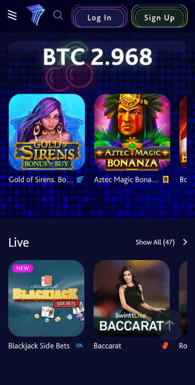 7Bit Mobile Casino Site
