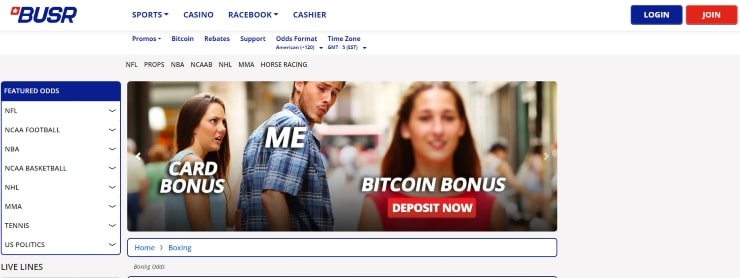 BUSR boxing betting apps