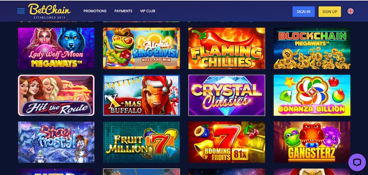 betchain games