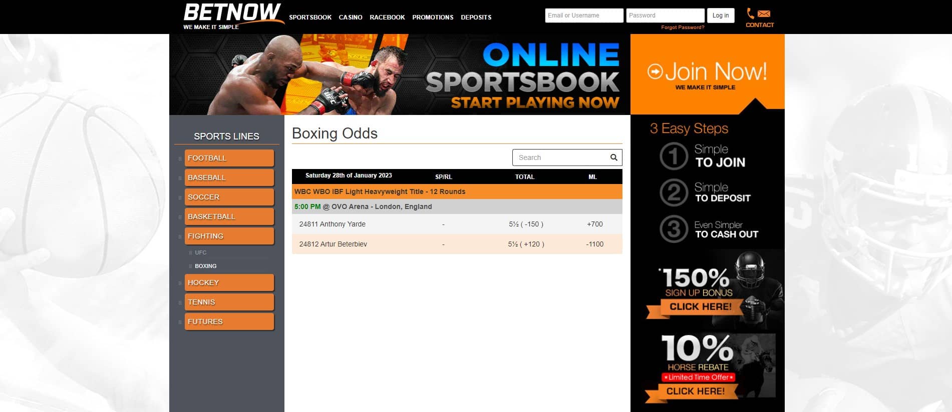 betnow boxing apps