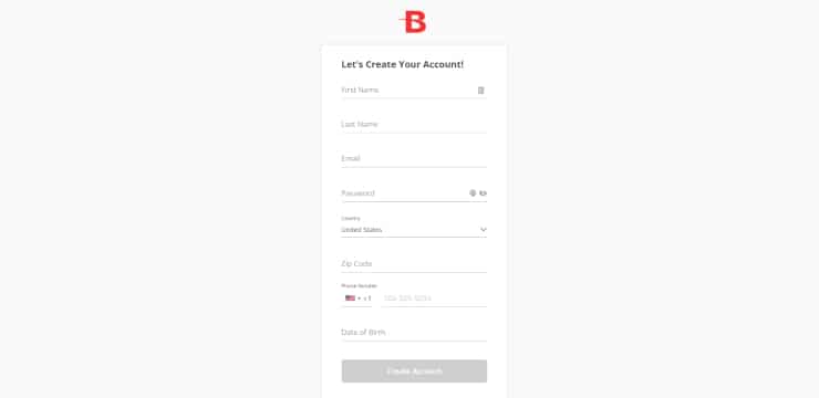 BetOnline registration