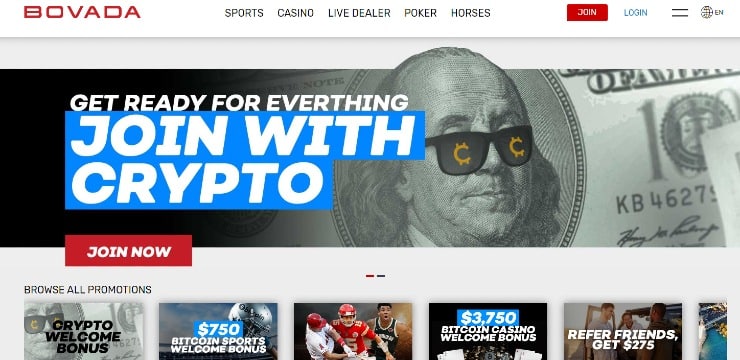 Football betting promo codes at Bovada