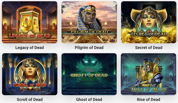 Book of Dead variations