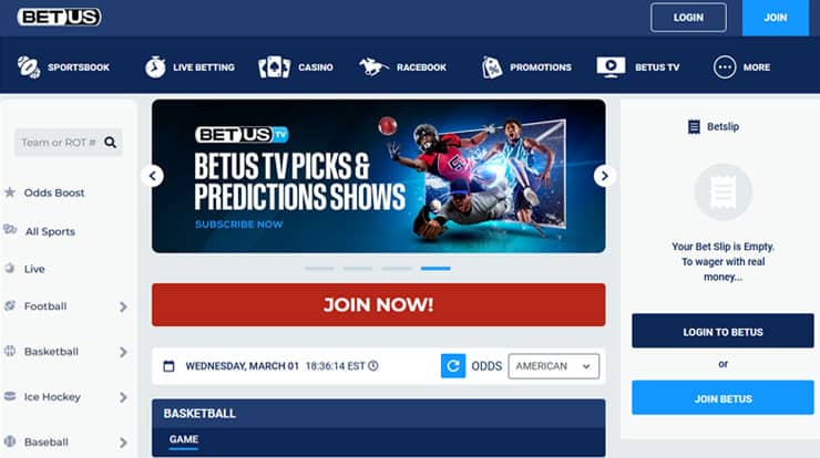 BetUS Sportsbook