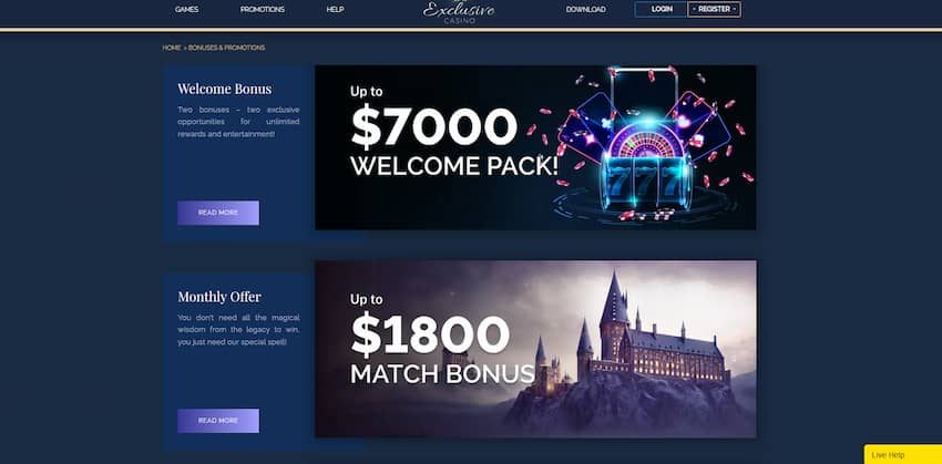 Exclusive Casino New Games Page