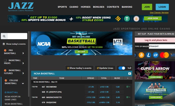 Jazz Sports Sportsbook