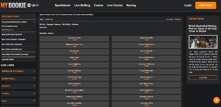 mybookie sports betting
