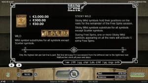 Dead or Alive Payout