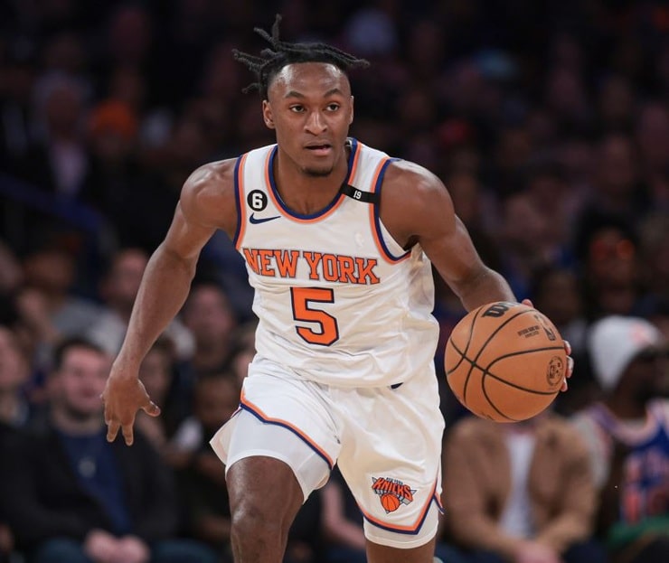 Is Immanuel Quickley playing tonight (May 12) in Game 6 vs Heat?