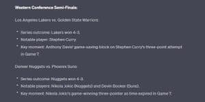 ChatGPT's 2023 NBA Playoffs Predictions: Who Will Be the Finals MVP?