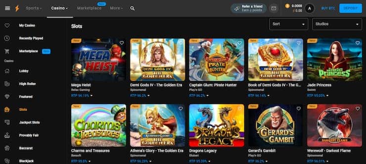 Cloudbet Casino Slots