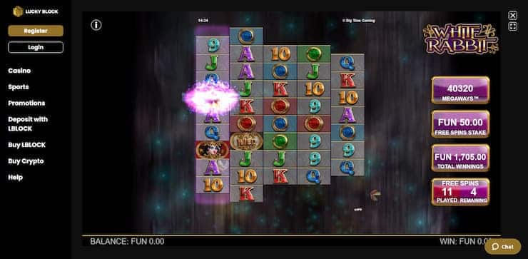 White Rabbit Free Spins