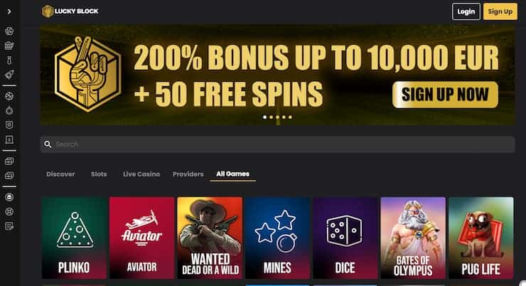 Lucky Block Casino new