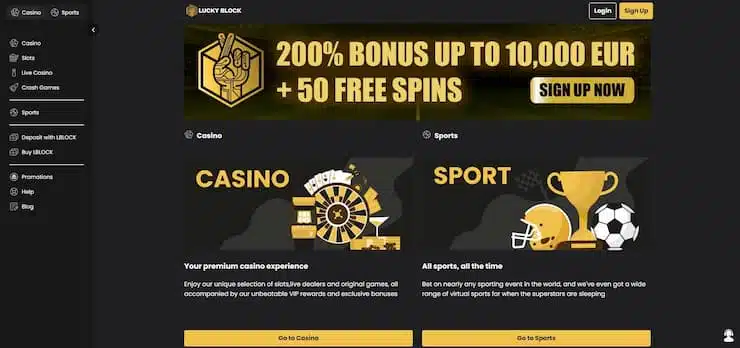 Lucky Block New Casino